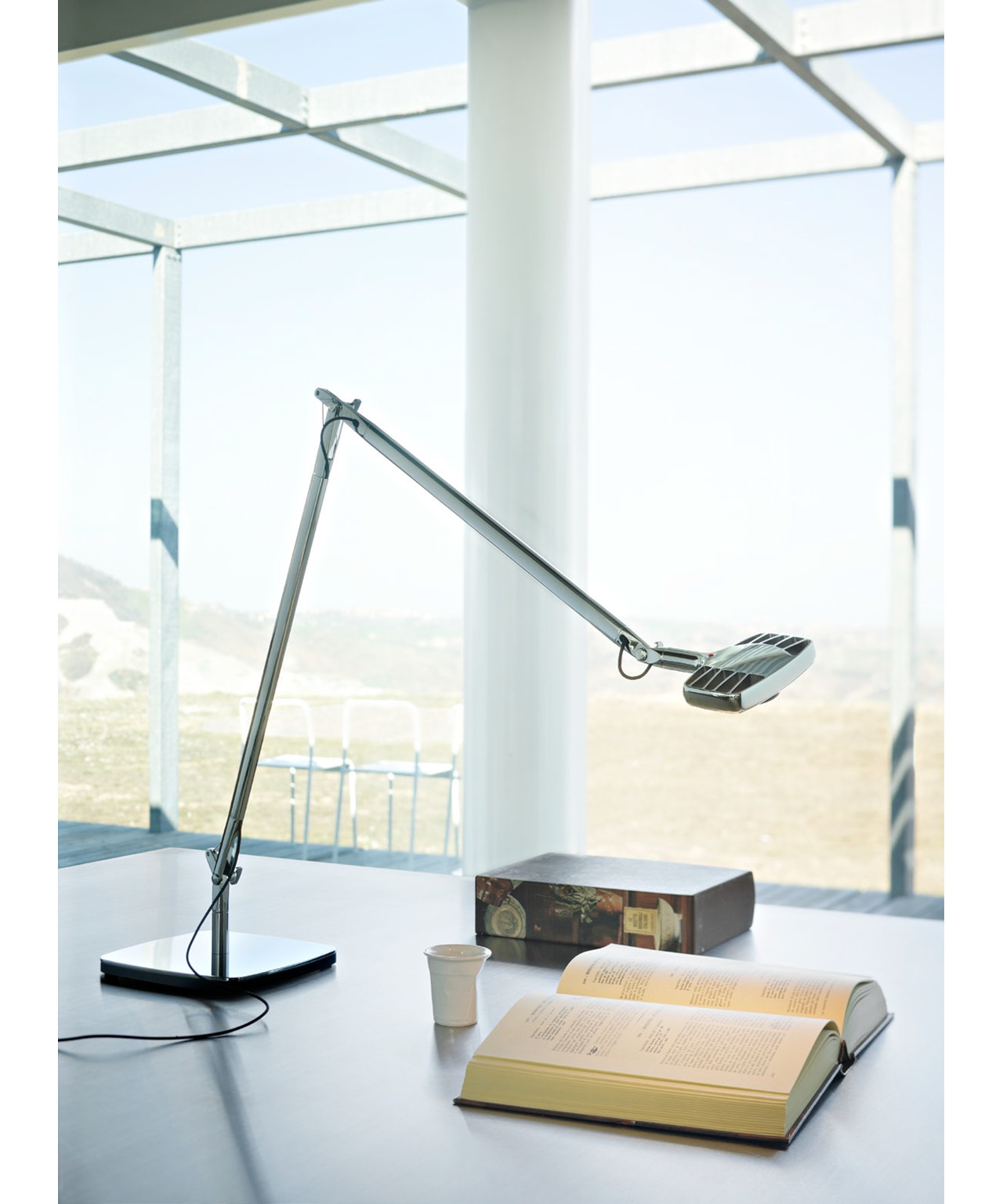 Otto Watt Bordlampe Led Mirror (Krom) Luceplan