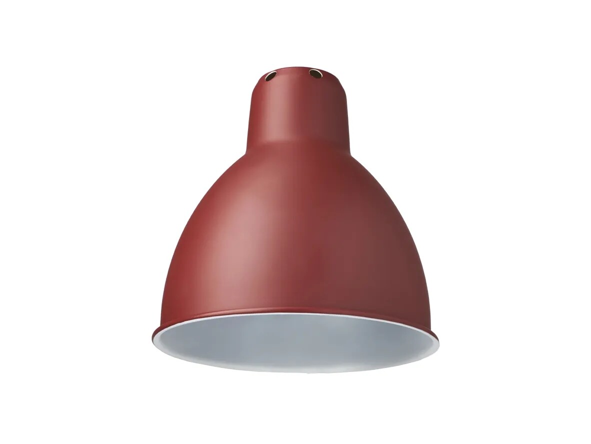 dcw - abat-jour classic round ø140 red/white lampe gras