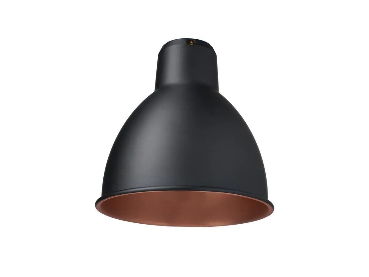 Lampe Gras – Skärm Classic Round Ø140 Black/Copper Lampe Gras