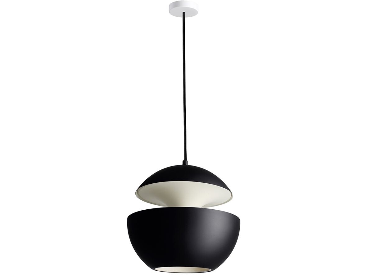 DCWéditions – Here Comes The Sun Taklampa Ø350 Svart/Vit DCW