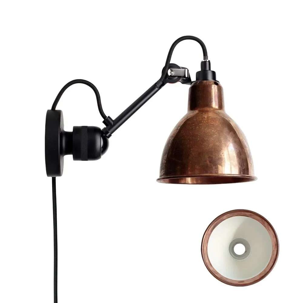 DCW – 304CA Vägglampa Raw Copper/White Lampe Gras