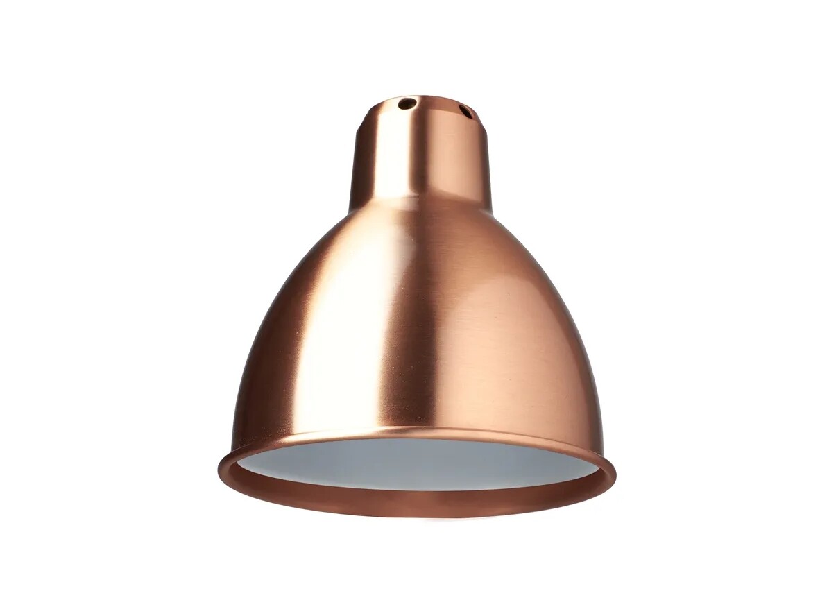 dcw - abat-jour classic round ø140 copper/white lampe gras