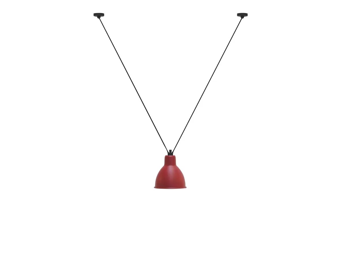 Lampe Gras – 323 XL Taklampa Rund Röd Lampe Gras