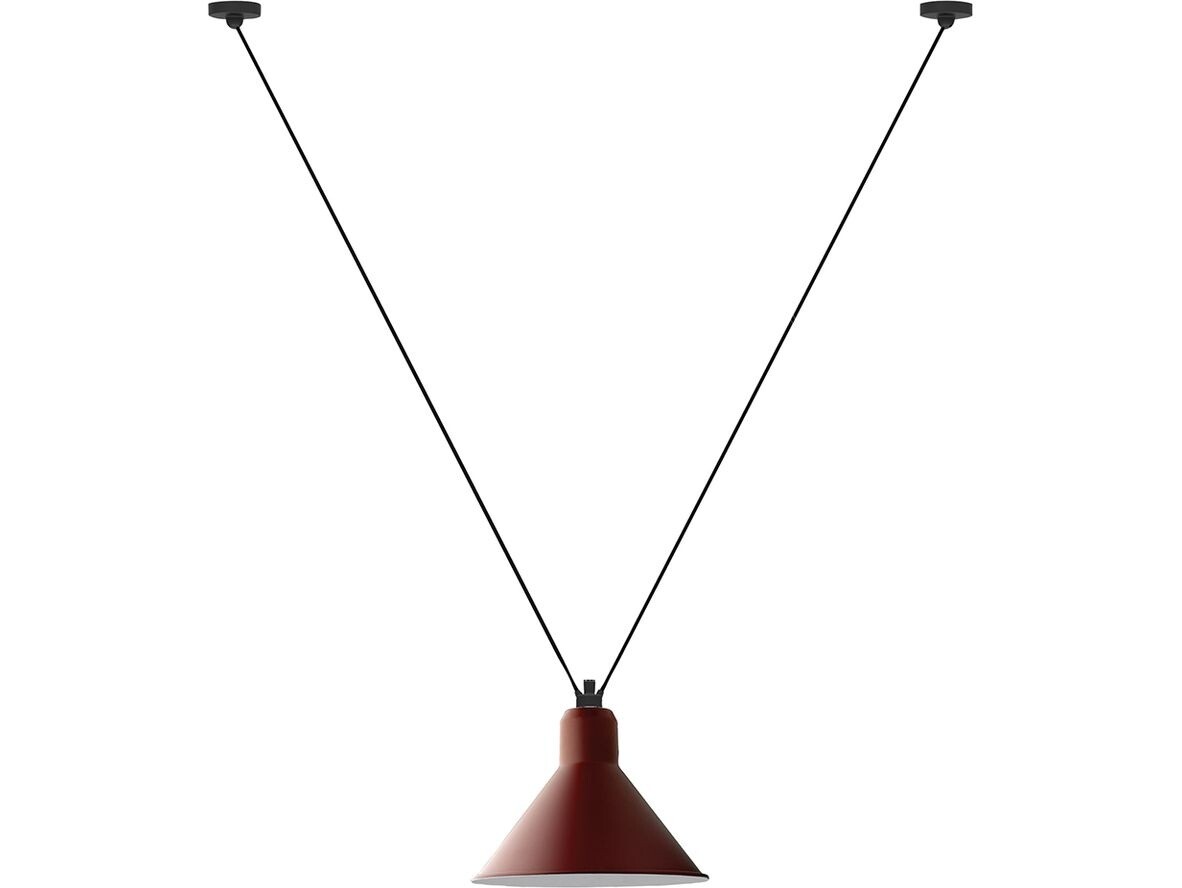 Lampe Gras – 323 XL Taklampa Konisk Röd Lampe Gras