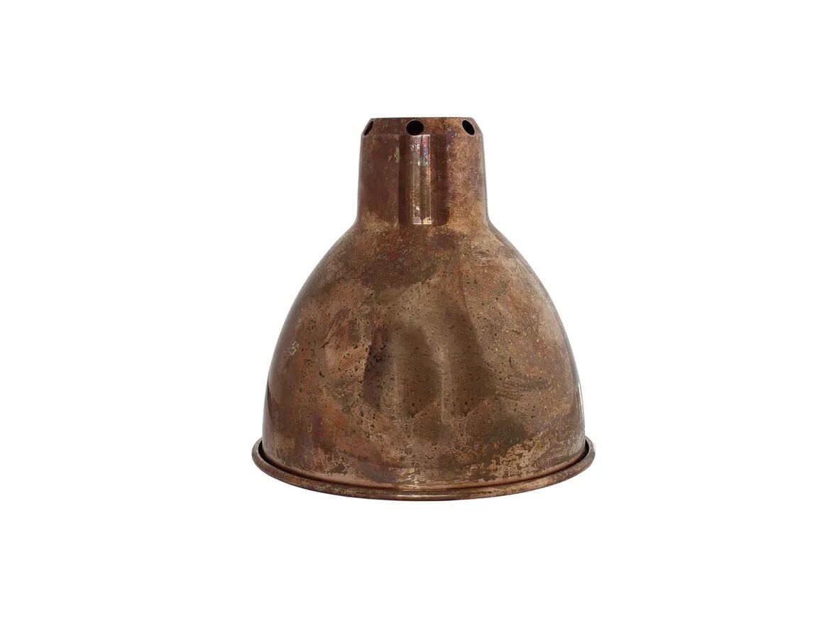 DCW – Skärm XL Round Ø220 Raw Copper Lampe Gras