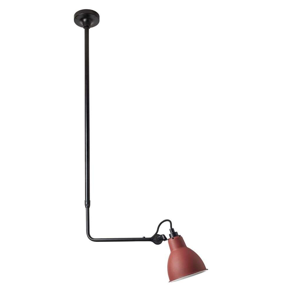 DCW – 313 Loftlampe Black/Red Lampe Gras