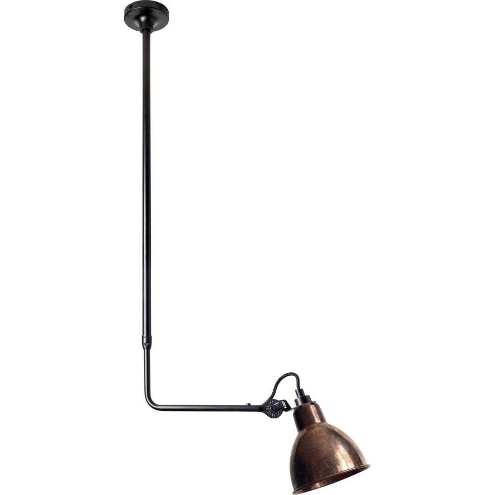 DCW – 313 Plafond Black/Raw Copper Lampe Gras