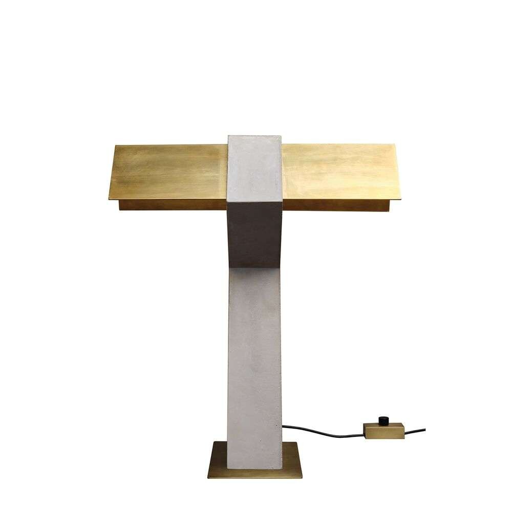 DCW – Tau Bordslampa Brass/Concrete