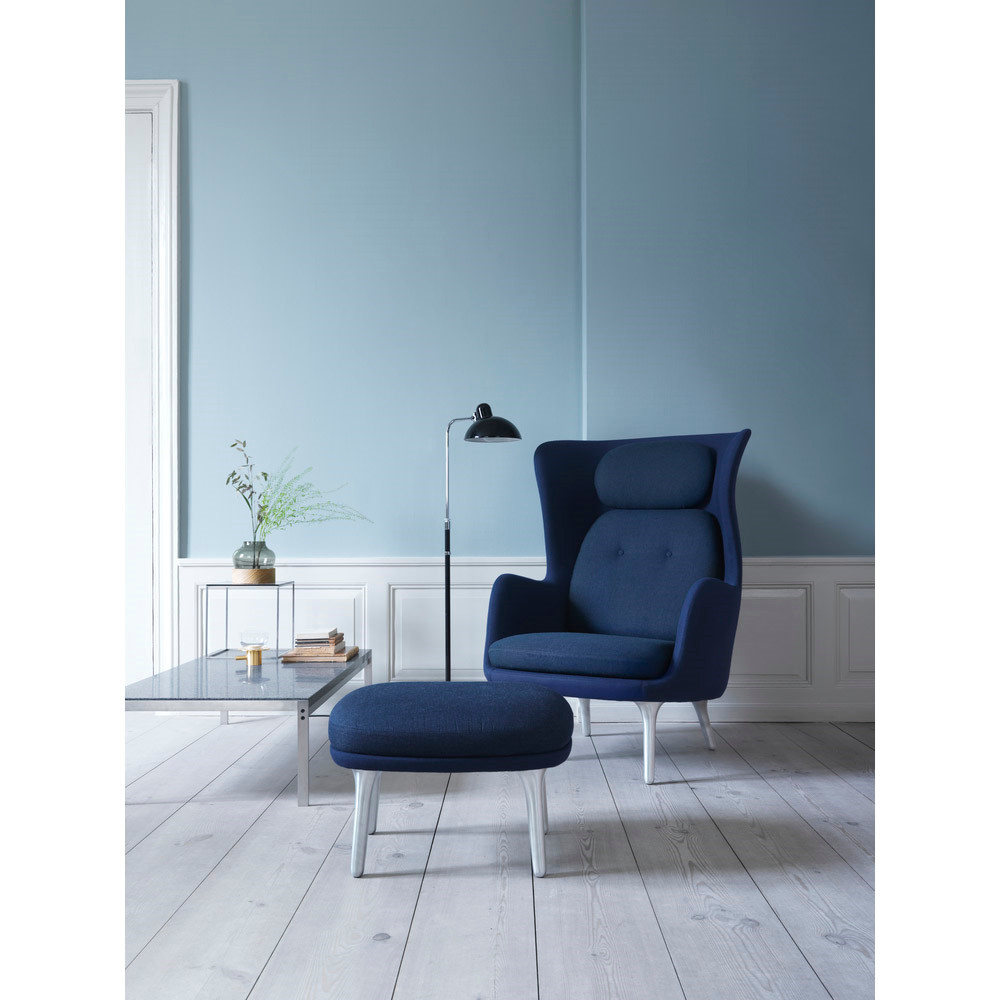 Kaiser Idell Gulvlampe Hvit High Gloss 6580 F Fritz Hansen Kaiser Idell 6580 F Gulvlampe, Sort Matt Fritz Hansen