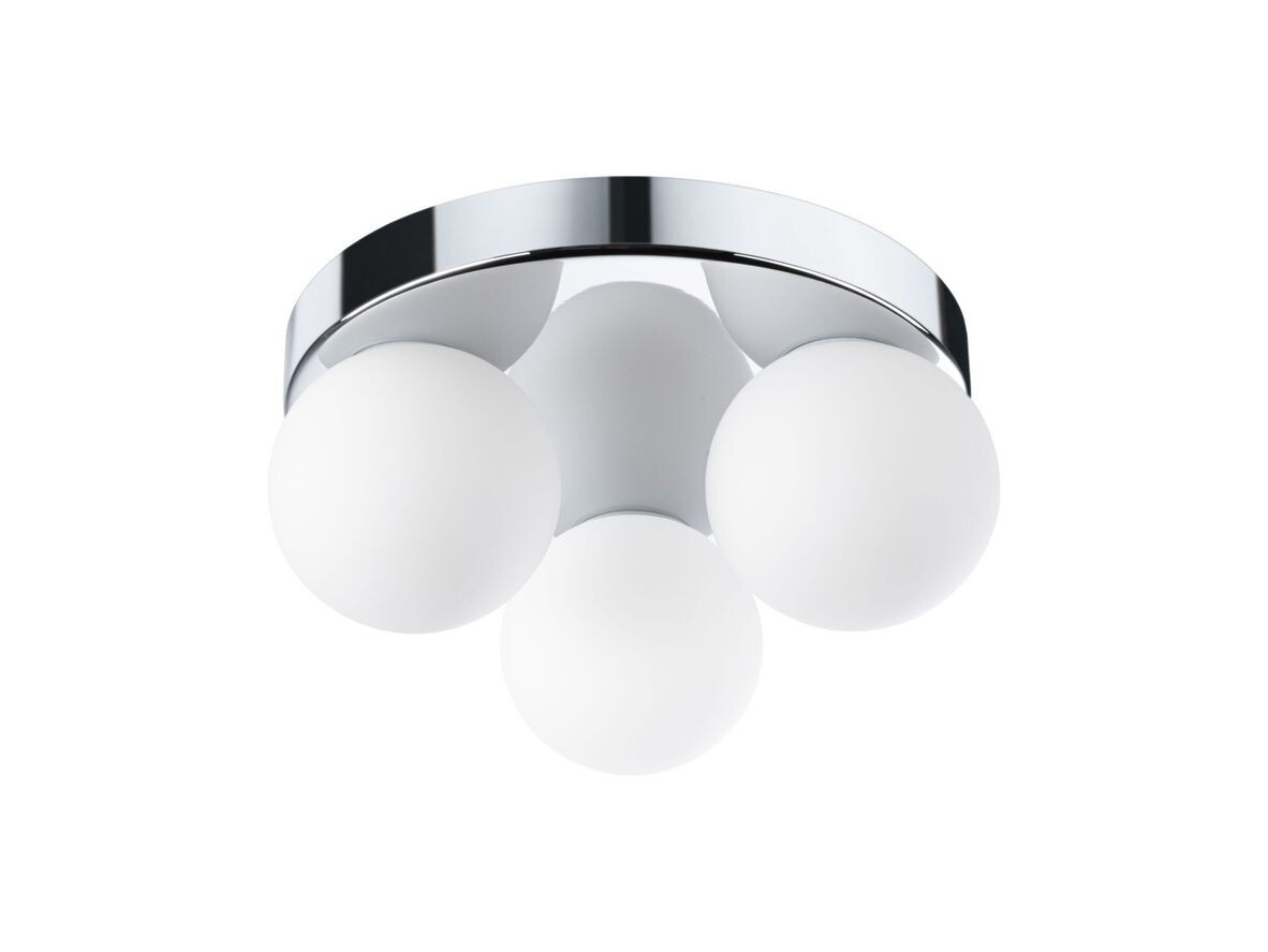 Paulmann – Gove 3 Plafond IP44 Dim Chrome/Satin Paulmann