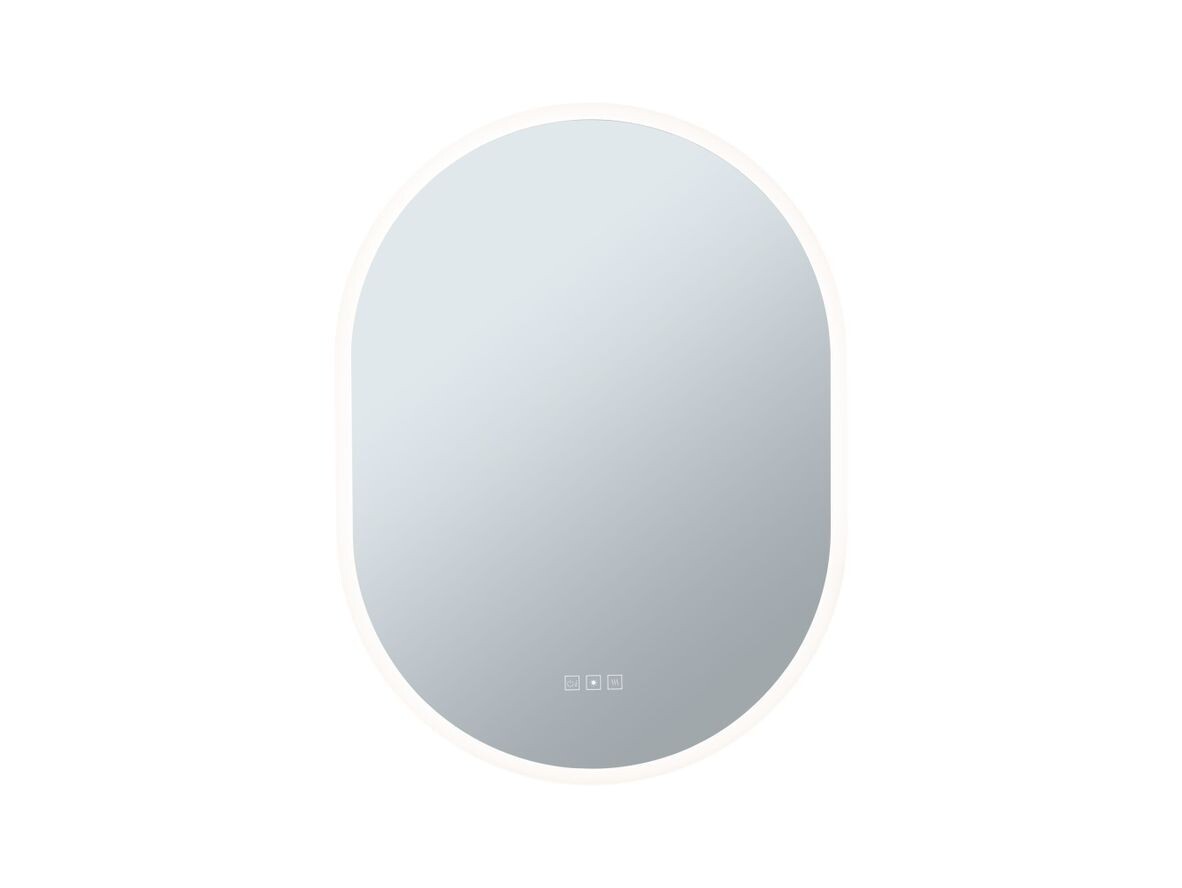 Paulmann – Mirra LED Illuminated Mirror IP44 Dim. Oval Mirror/White Paulmann