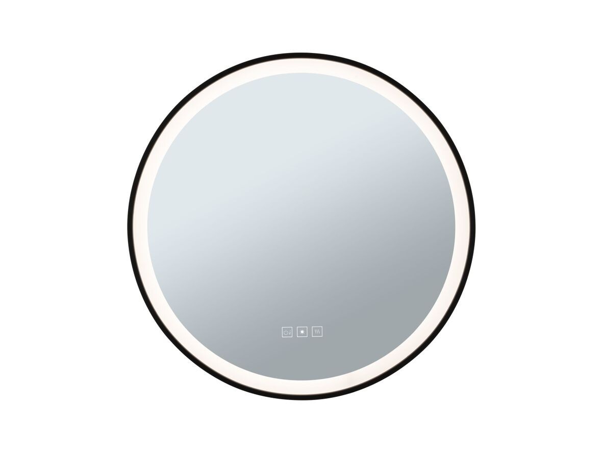 Paulmann – Mirra LED Illuminated Mirror IP44 Dim. Round Black/Mirror Paulmann