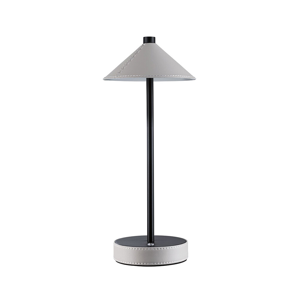 Paulmann – Pellini Portable Bordslampa Matt Svart/Beige