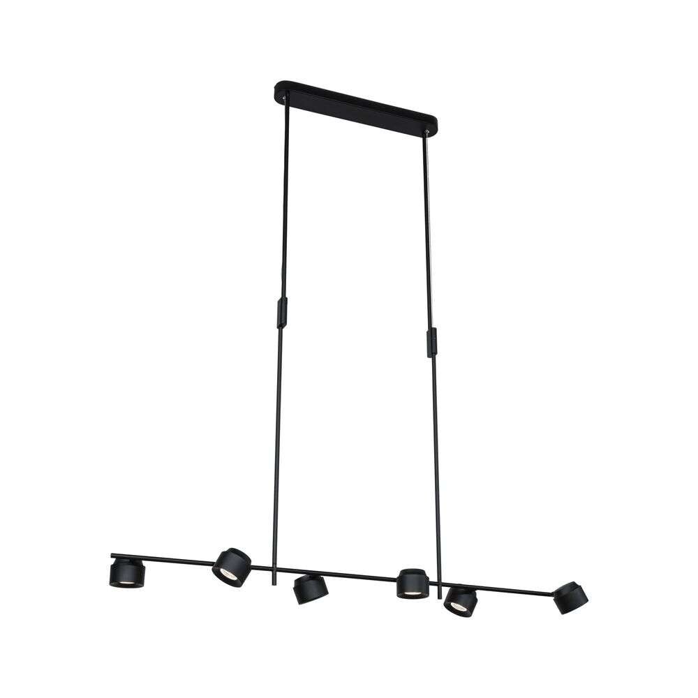 Bilde av Paulmann - Puric Pane 6 Pendel Fixed 3-step Black Paulmann