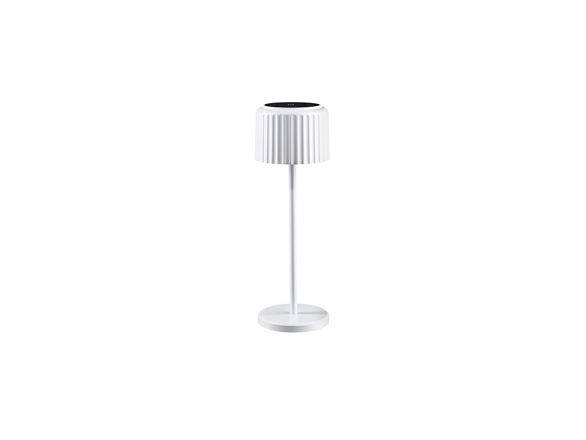 Paulmann – Else Solcelle Bordslampa w/USB-C Dim. IP44 Vit