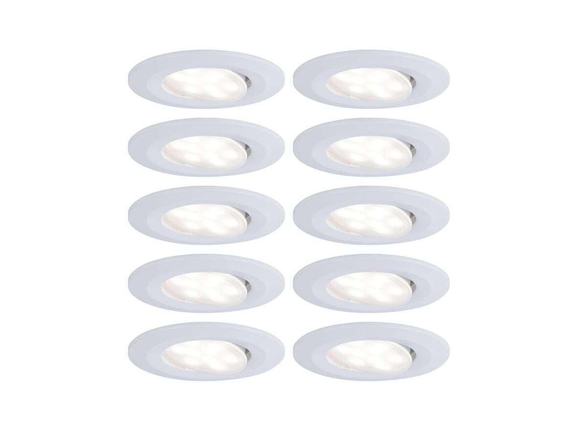 Paulmann – Calla Inbyggdasspot 10 pcs Matt White Paulmann