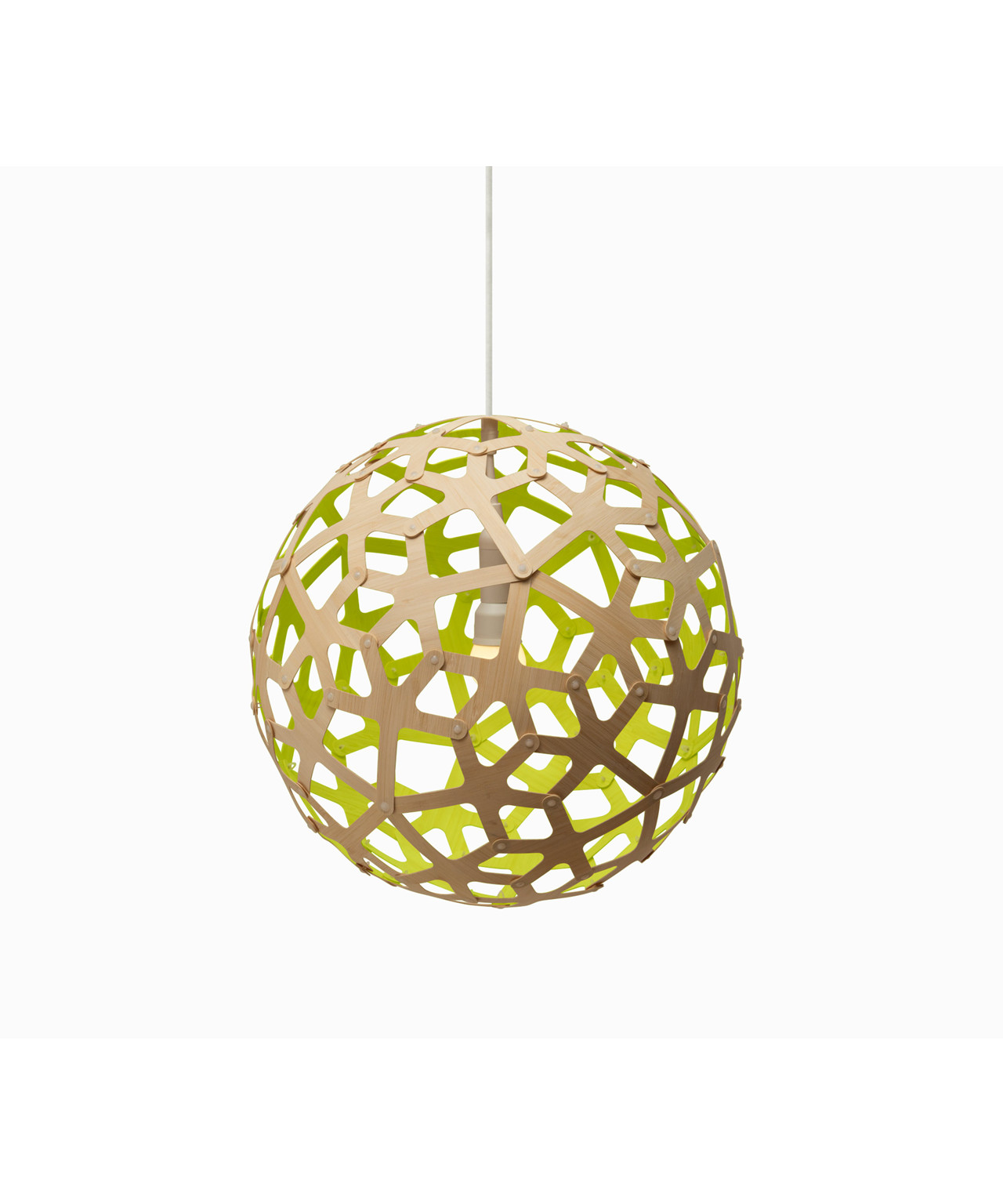 Coral Lime Pendel Ø80 David Trubridge