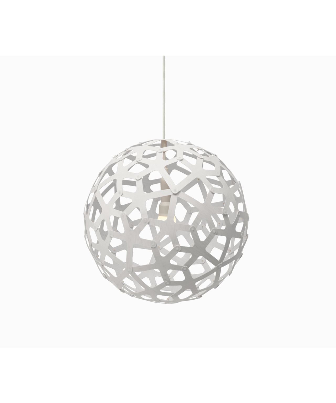 David Trubridge Coral Hvid 2 Sider Pendel Ø80 David Trubridge