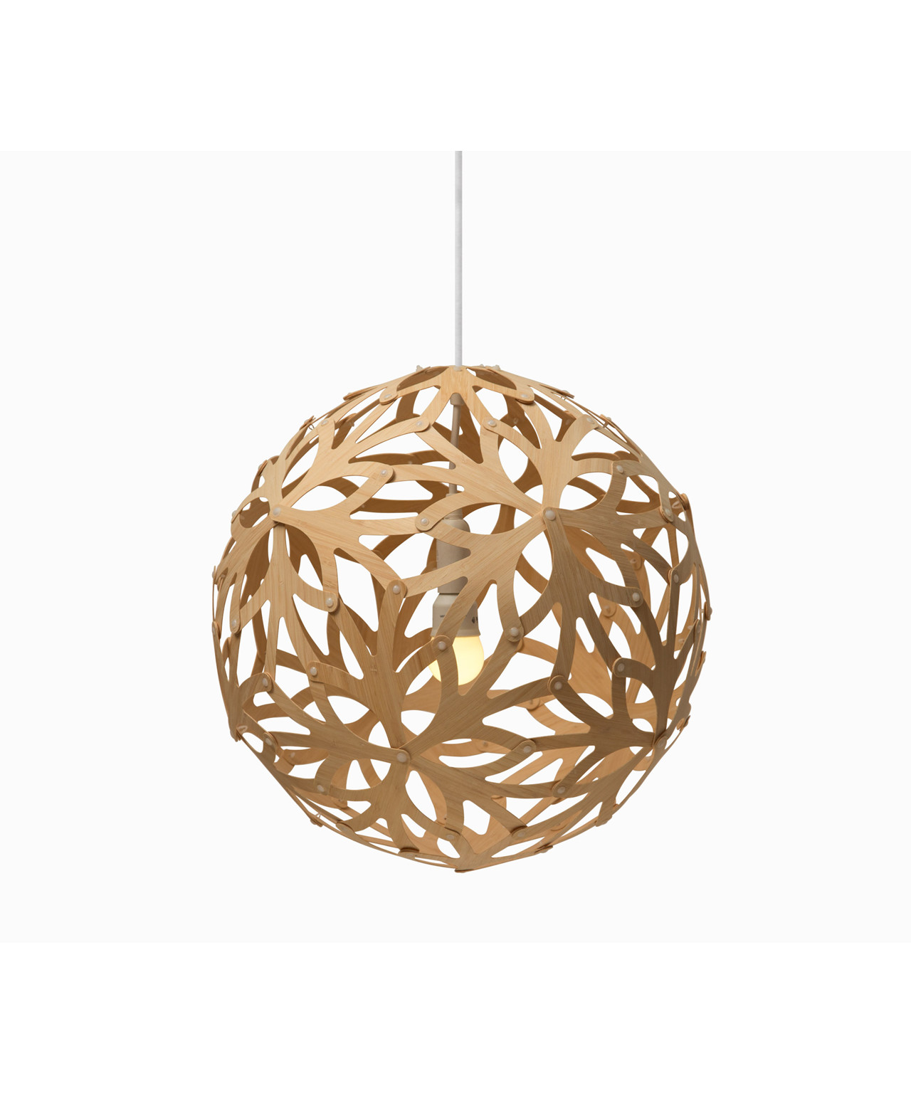 David Trubridge Floral Bamboo Pendel Ø100 David Trubridge