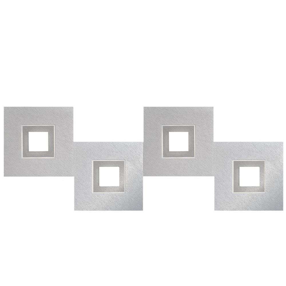 Grossmann Karree 74 LED Væg-/Loftlampe Aluminium/Titanium