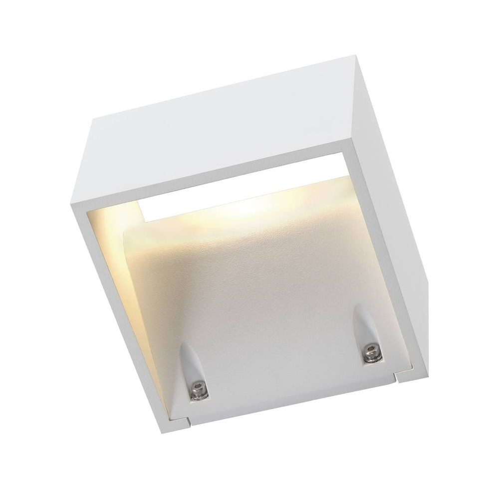 SLV – Logs Væglampe Square LED IP44 White