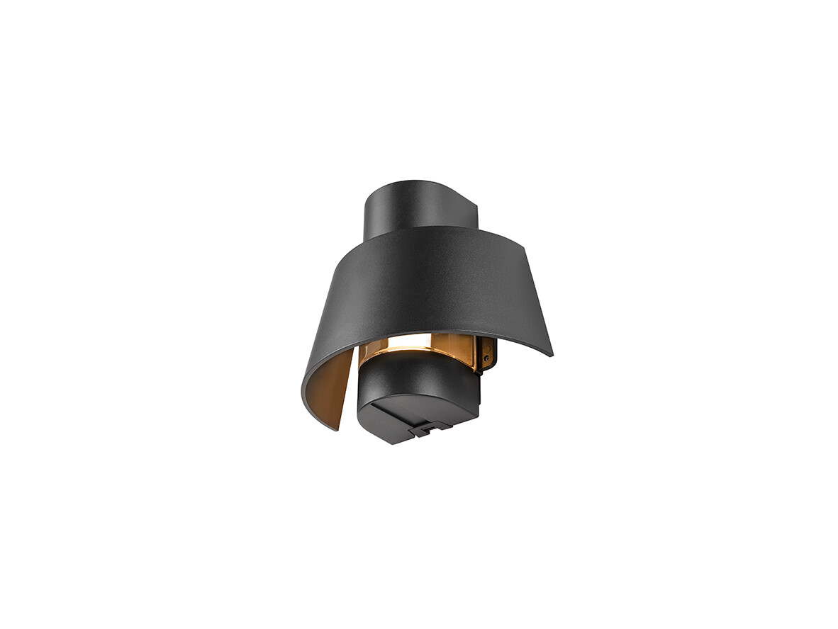 SLV – Photoni Utomhus Vägglampa Conical Black