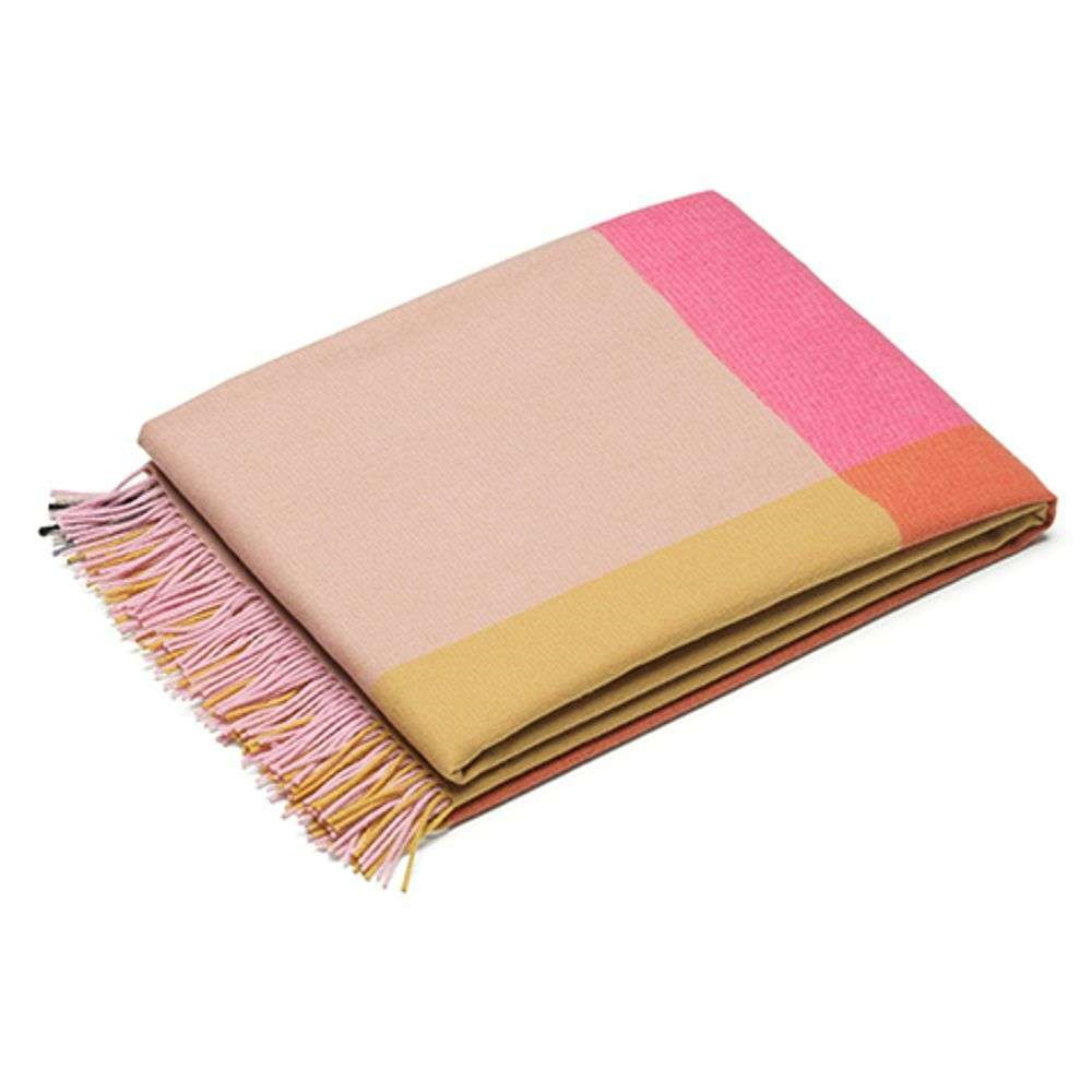 Vitra – Colour Block Blankets Pink/Beige