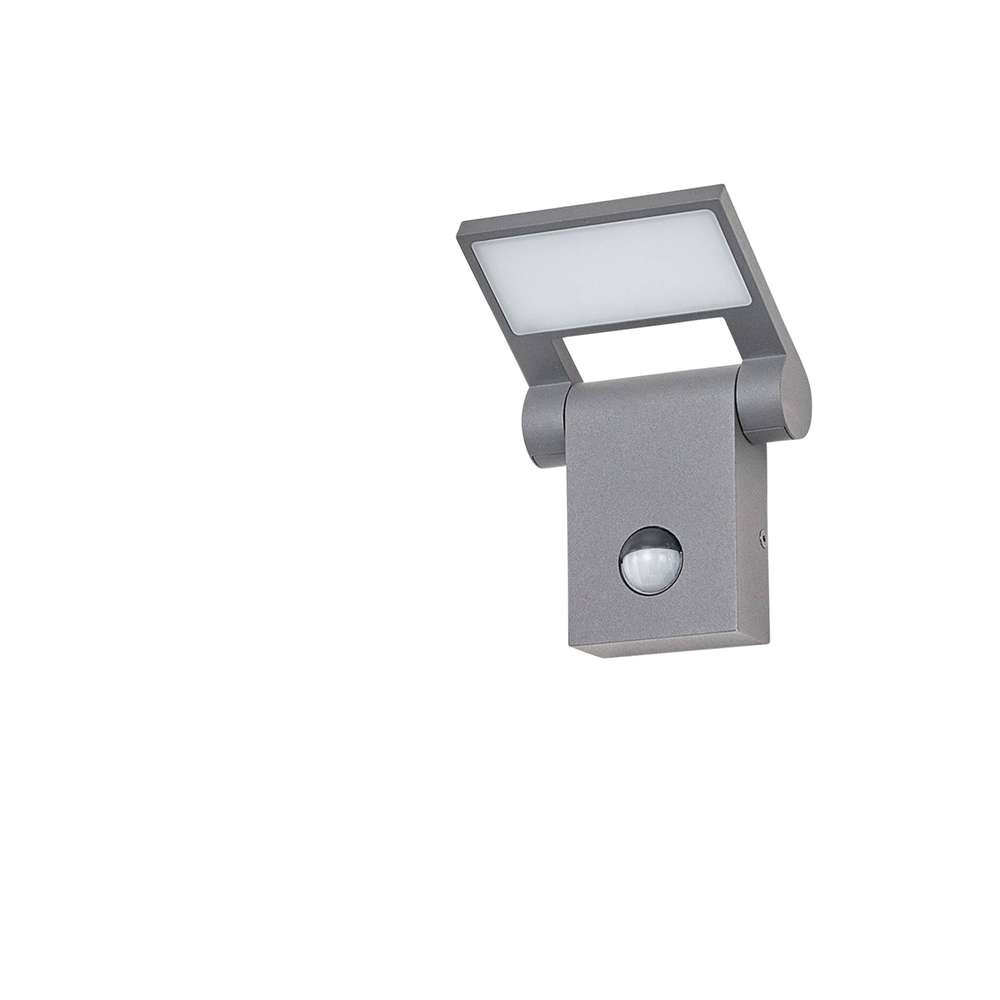 Lucande – Marius LED Utomhus Vägglampa w/Sensor Graphite Lucande