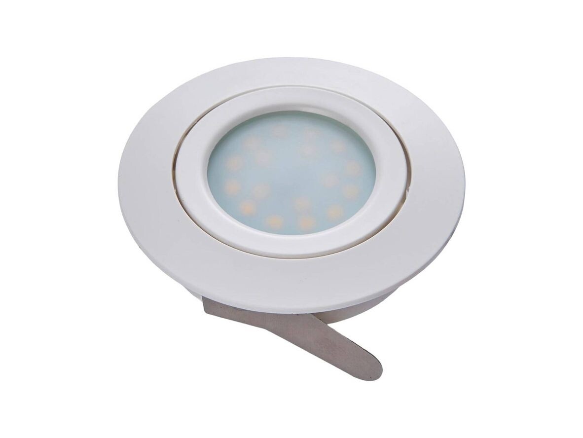 Lindby – Andrej Round LED Inbyggdasspot 3 pcs. White Lindby