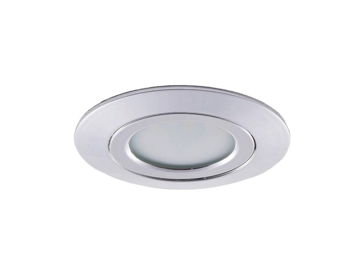 Lindby – Andrej Round LED Indbygningsspot Chrome Lindby