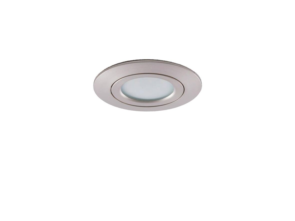 Lindby – Andrej Round LED Inbyggdasspot Nickel Lindby