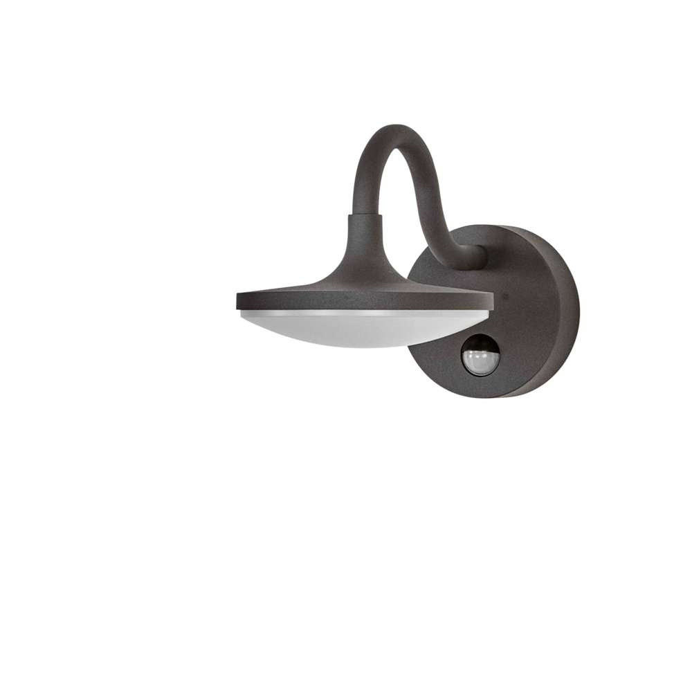 Lucande – Finny Utomhus Vägglampa Dark Grey/White