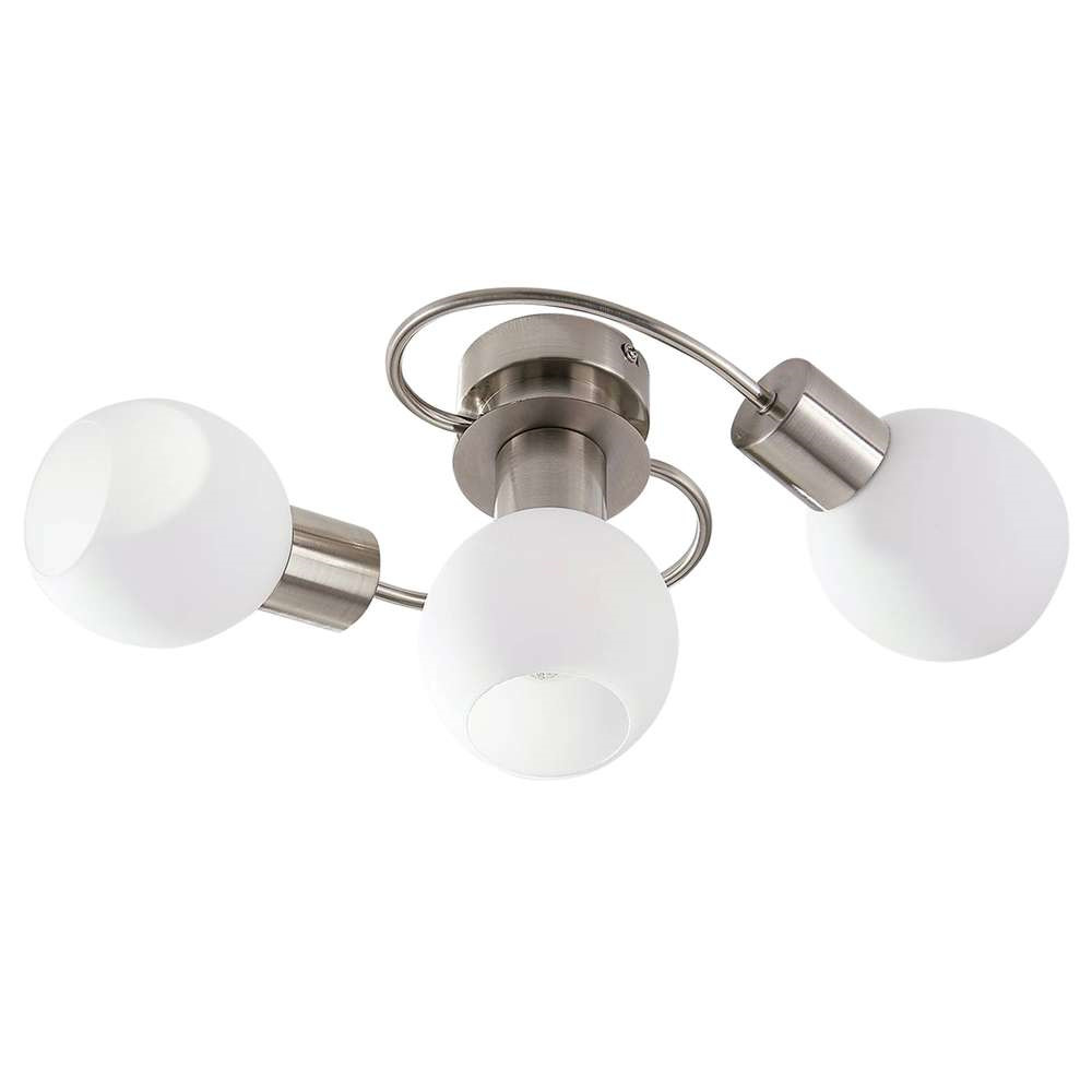 Lindby Ciala 3 Loftlampe White/Nickel