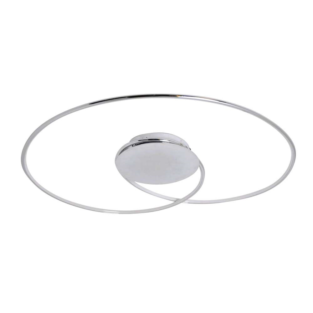 Lindby Joline Loftlampe Ø74 White/Chrome