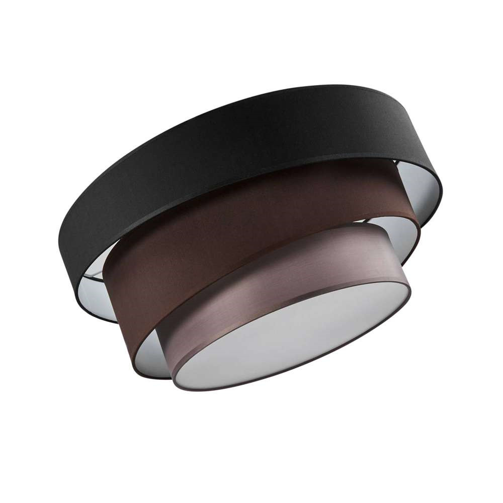 Lindby Melia Loftlampe Black/Brown/Grey/Chrome