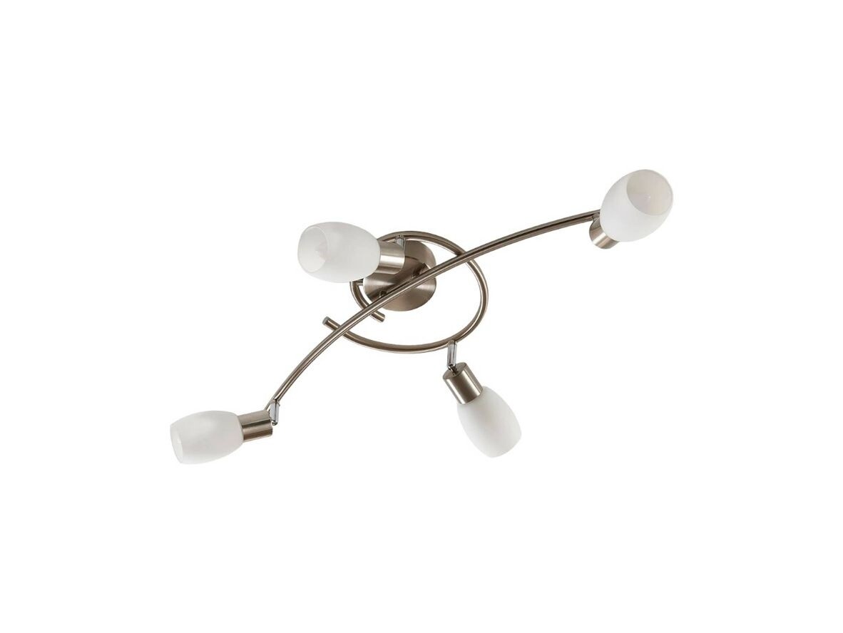 Lindby - Arda 4 Taklampe L65 Stainless Steel/Opal Lindby
