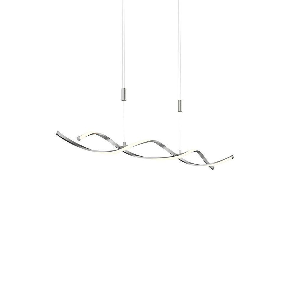 Lindby - Auron Suspension Nickel/White