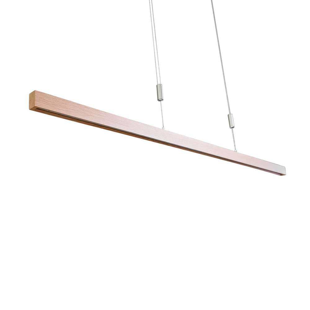 Lucande – Nora Taklampa Oak/Nickel