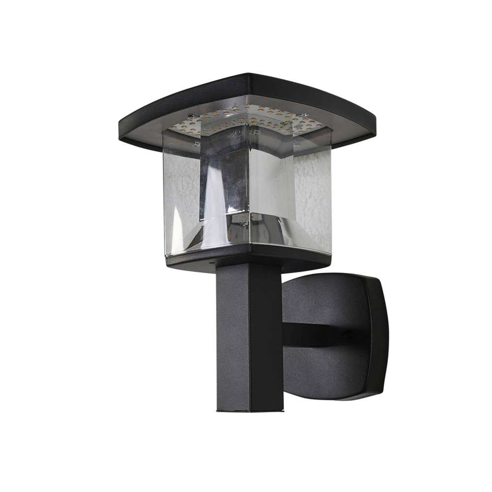 Lindby – Askan Utomhus Vägglampa Black/Clear