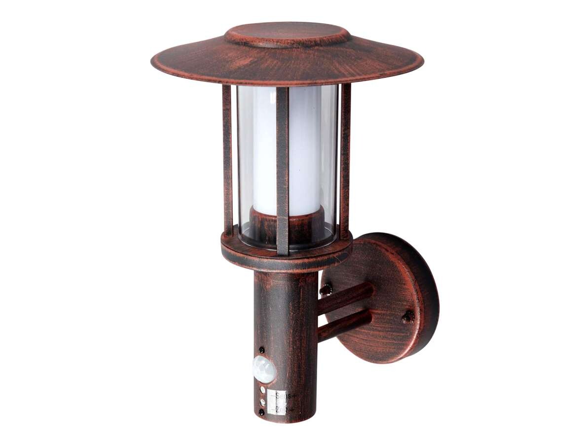 Lindby – Pavlos LED Utomhus Vägglampa w/Sensor Rust