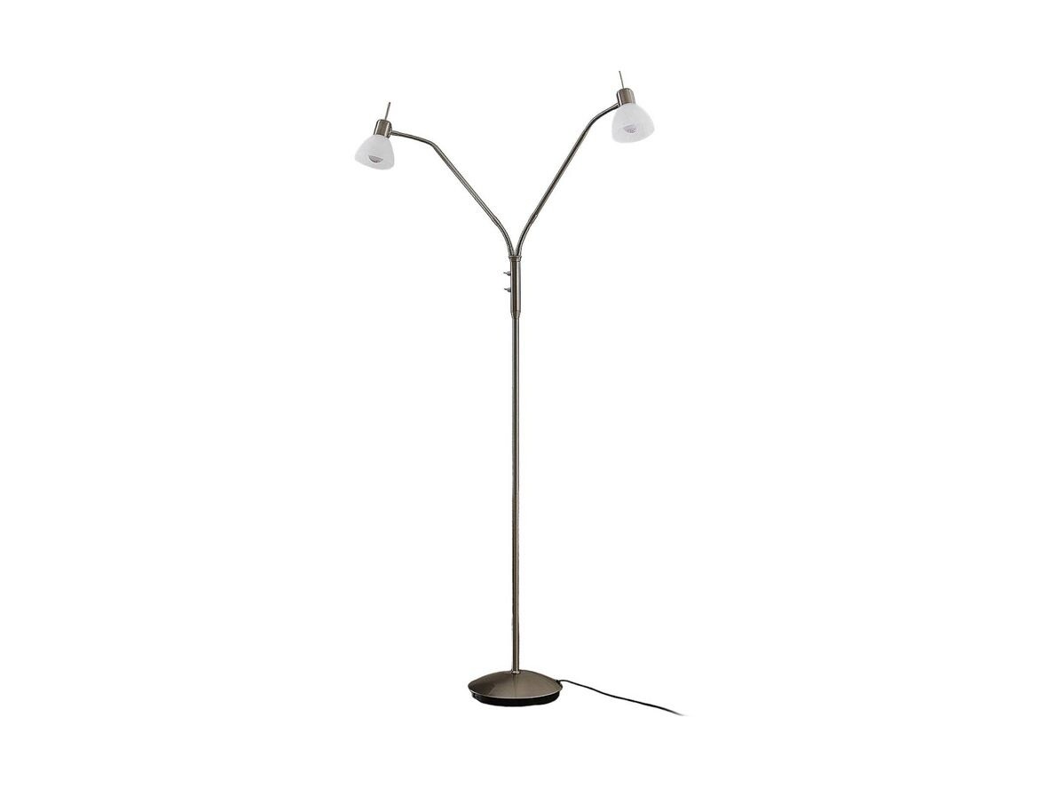 Lindby – Gwendolin 2 Gulvlampe Nickel Lindby