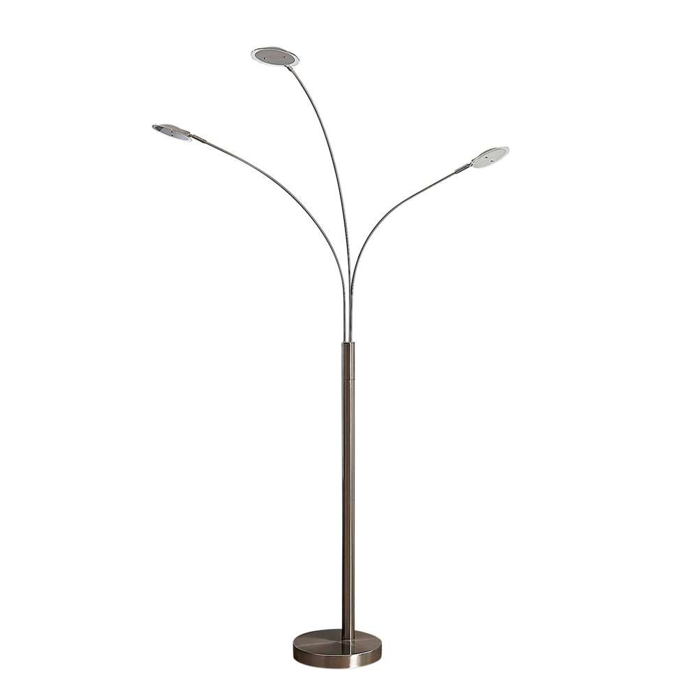 Lindby – Anea 3 Golvlampa Nickel/White