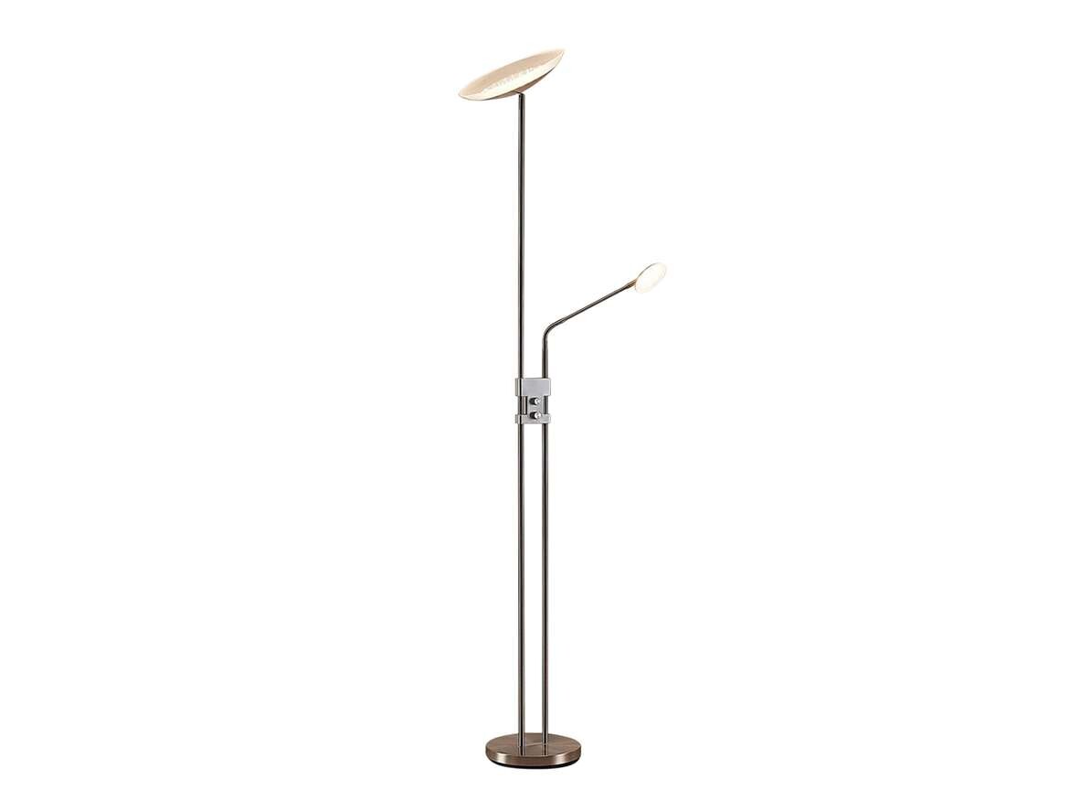 Lindby – Jonne LED Golvlampa Satin Nickel