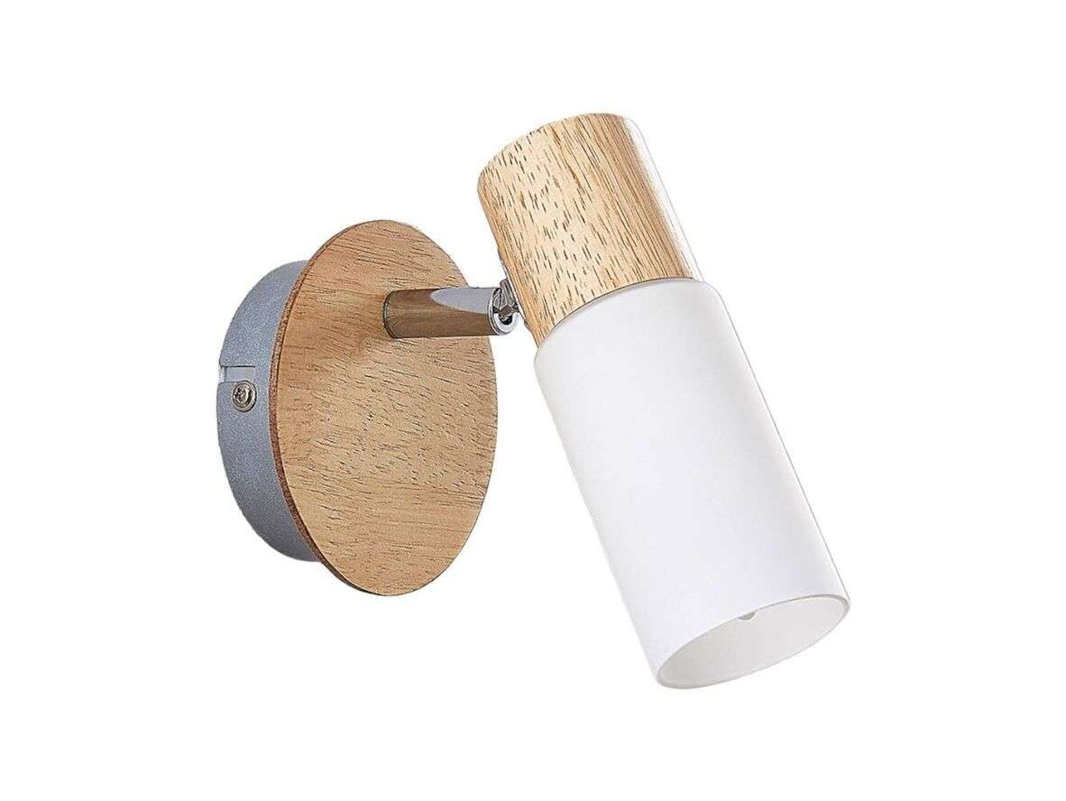 Lindby – Christoph Vägglampa Wood/White