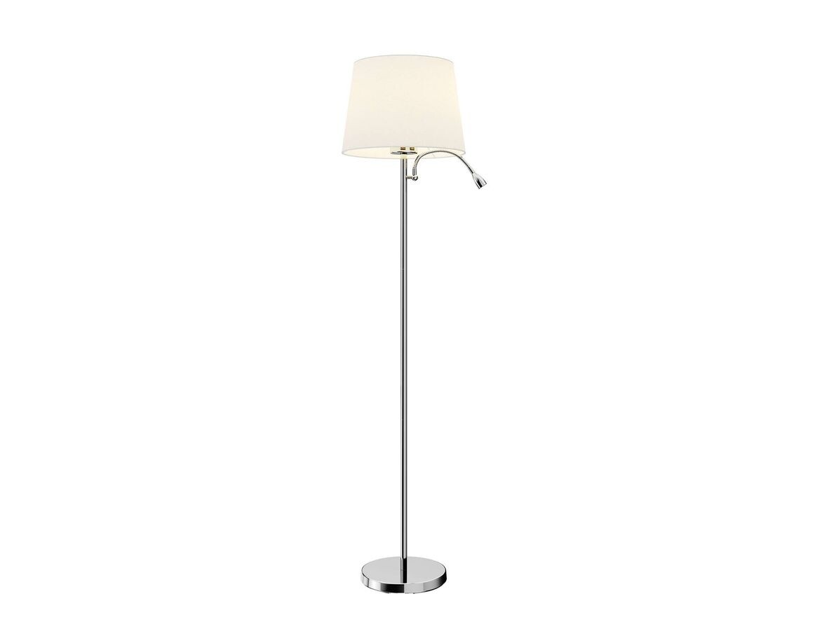 Lindby – Benjiro Golvlampa White/Chrome