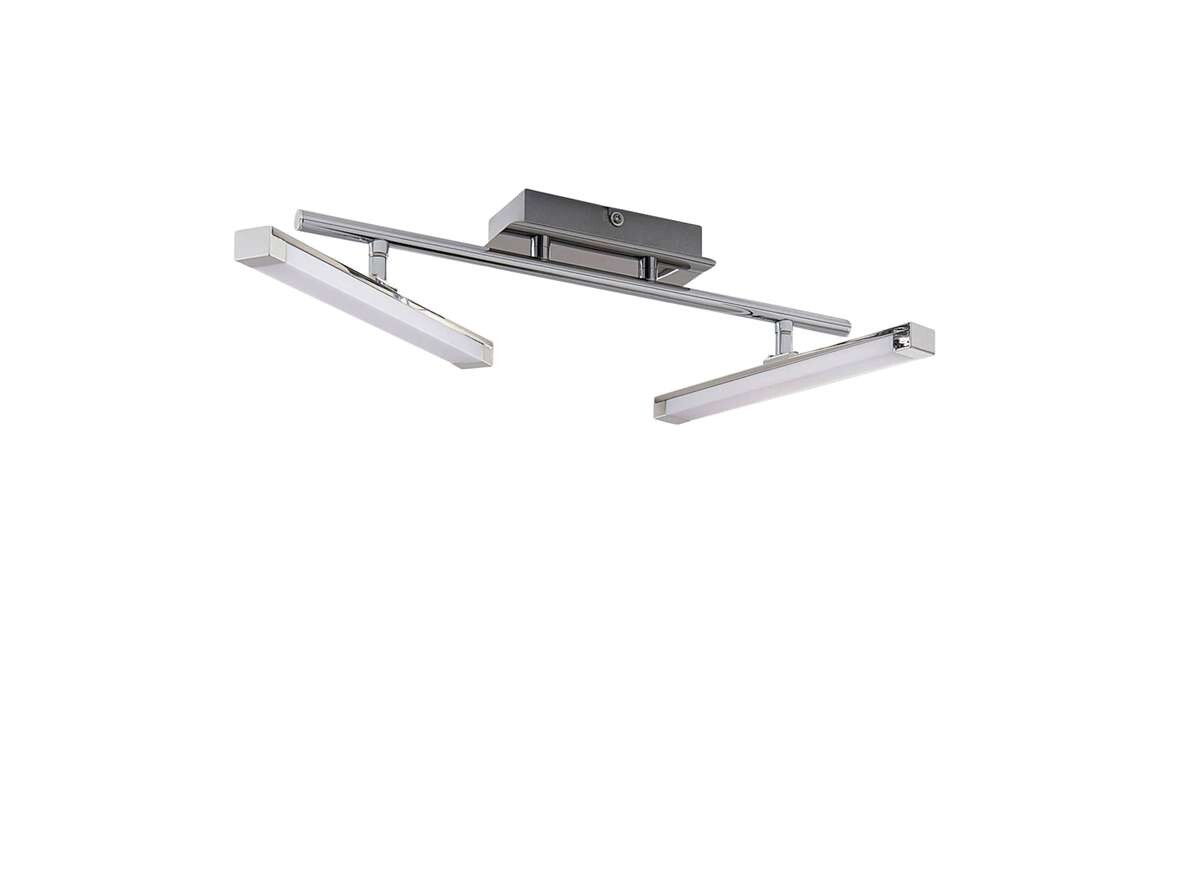 Lindby – Pilou 2 LED PlafondDim. White/Chrome