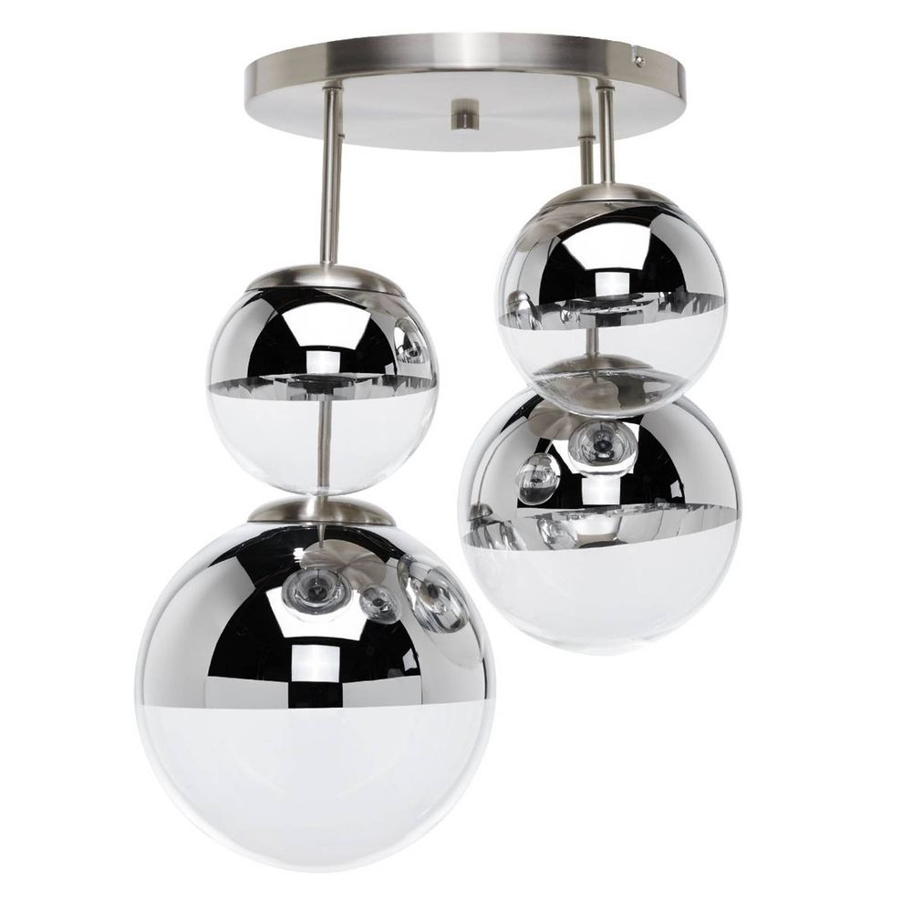 Lindby Ravena Loftlampe Clear/Chrome/Nickel