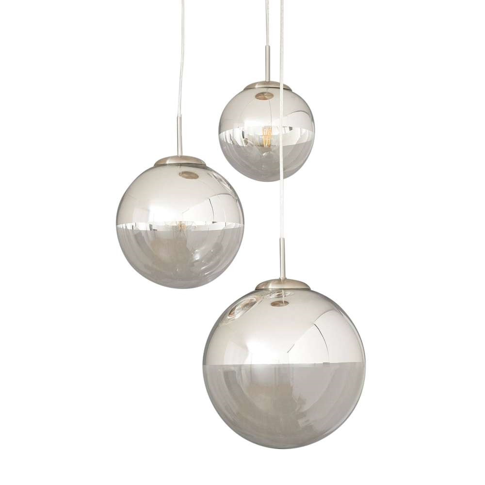 Lindby – Ravena Taklampa Clear/Chrome/Nickel