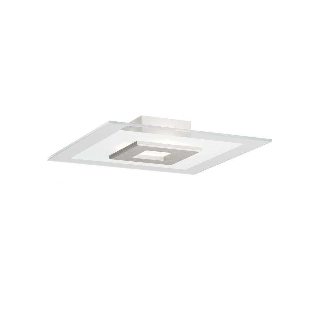 Lucande – Tian Plafond 39×39 Alu/Clear