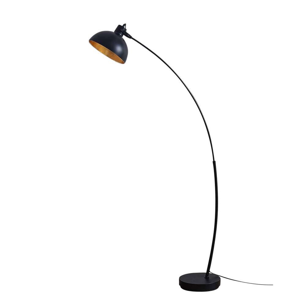 Lindby – Phileas Golvlampa Black/Gold